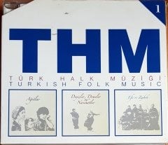 THM TÜRK HALK MÜZİĞİ / TURKISH FOLK MUSIC / AĞITLAR, DEYİŞLER, DEMEÇLER VE NASİHATLAR, EFE VE ZEYBEK (2006) 3CD 2.EL