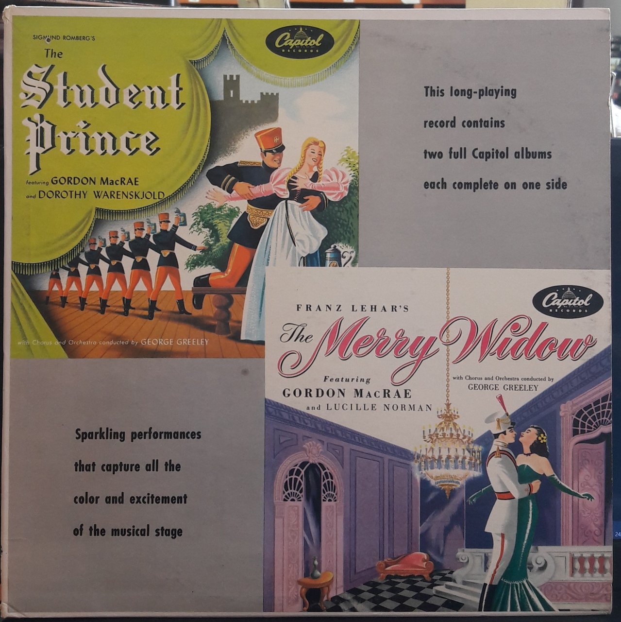THE STUDENT PRINCE / THE MERRY WIDOW - SOUNDTRACK - PLAK 2.EL