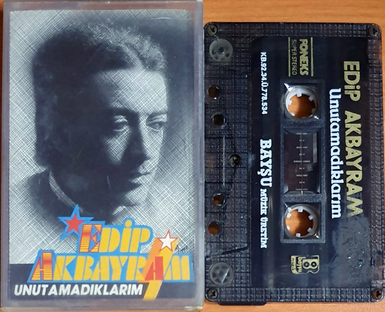 EDİP AKBAYRAM - UNUTAMADIKLARIM (1992) - KASET BAYŞU MÜZİK 2.EL