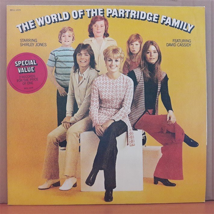 THE WORLD OF THE PARTRIDGE FAMILY - SHIRLEY JONES & DAVID CASSIDY (1974) - 2PLAK 2.EL