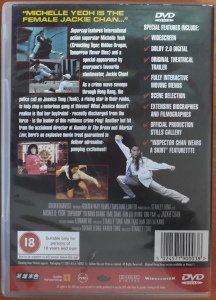 SUPERCOP - MICHELLE YEOH - JACKIE CHAN - DVD 2.EL TR ALTYAZI YOKTUR