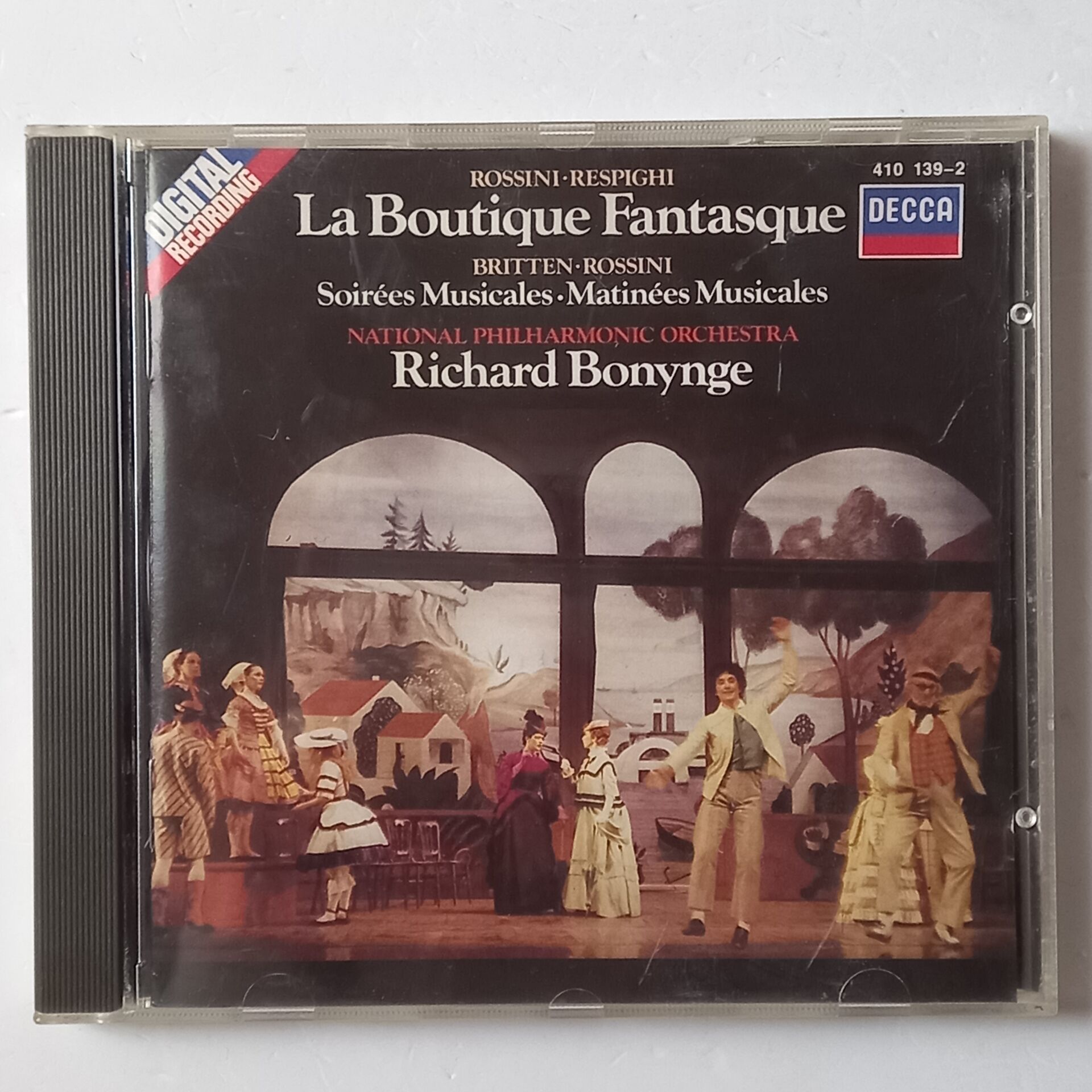 ROSSINI, RESPIGHI: LA BOUTIQUE FANTASQUE - THE NATIONAL PHILHARMONIC / RICHARD BONYNGE (1982) - CD 1983 2.EL
