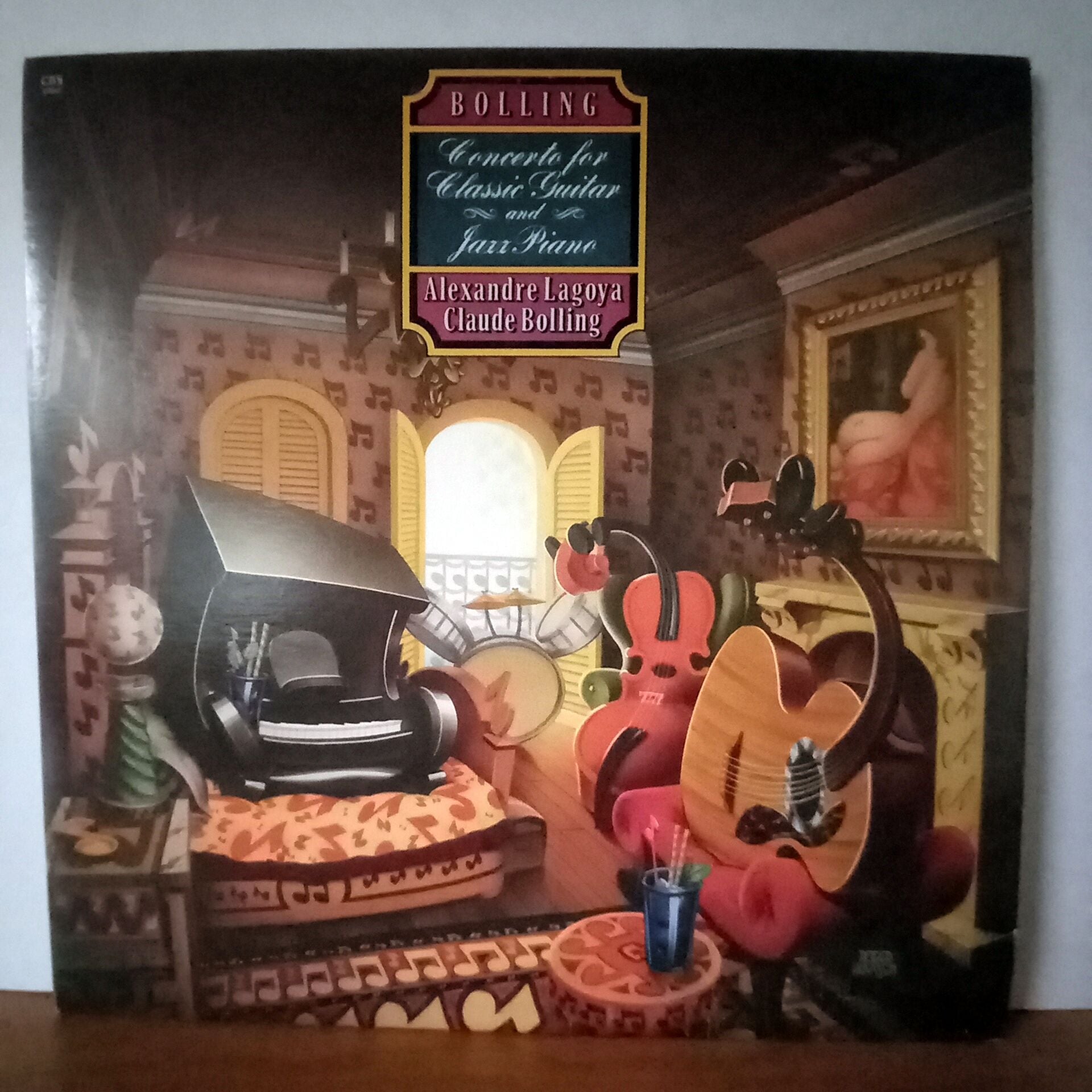 CLAUDE BOLLING / ALEXANDRE LAGOYA – CONCERTO FOR CLASSIC GUITAR AND JAZZ PIANO (1982) - LP 2.EL PLAK