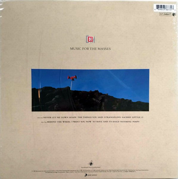 DEPECHE MODE - MUSIC FOR THE MASSES (1987) - LP 2016 EDITION SIFIR PLAK