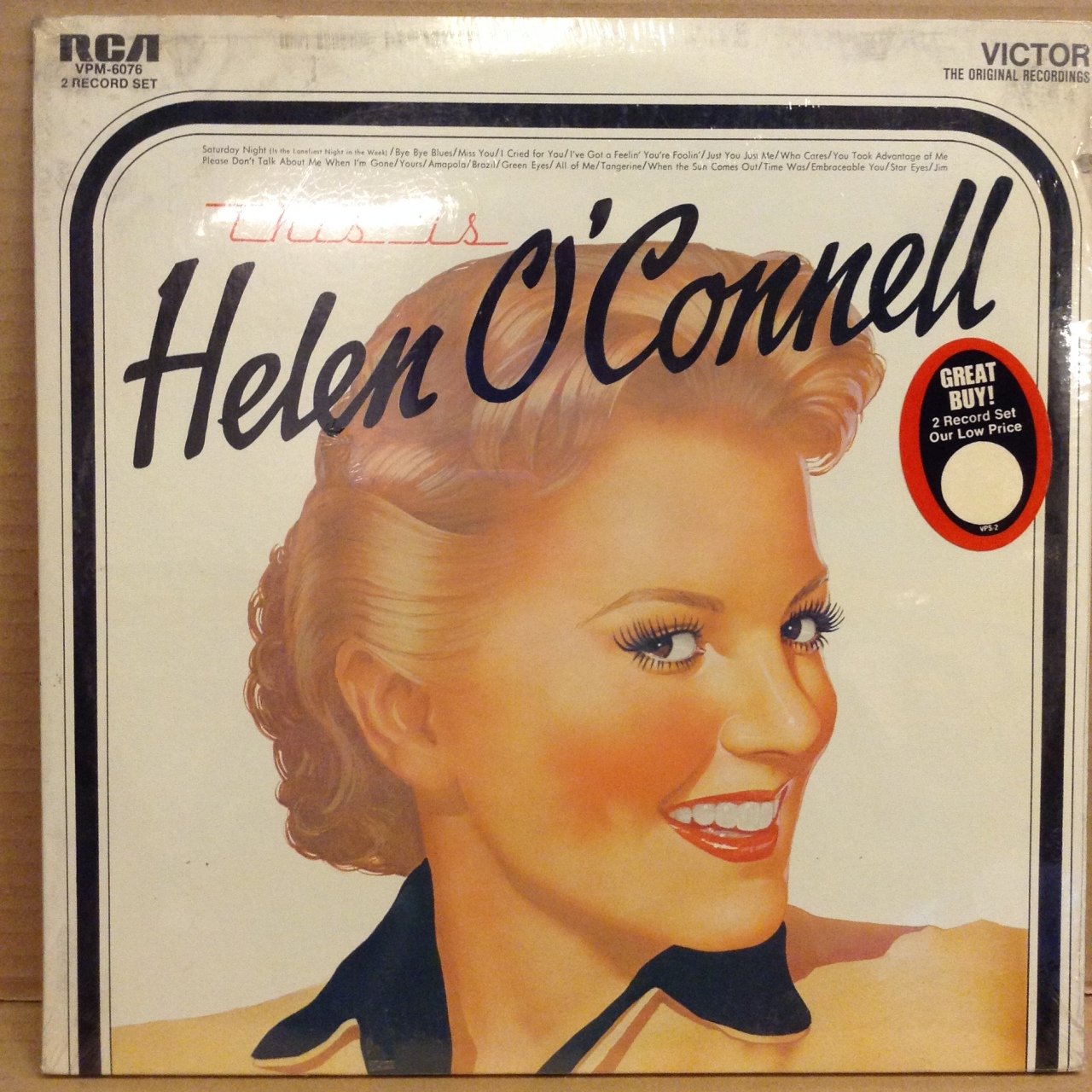 HELEN O'CONNELL - THIS IS HELEN O'CONNELL 1972 DÖNEM BASKI SIFIR 2PLAK