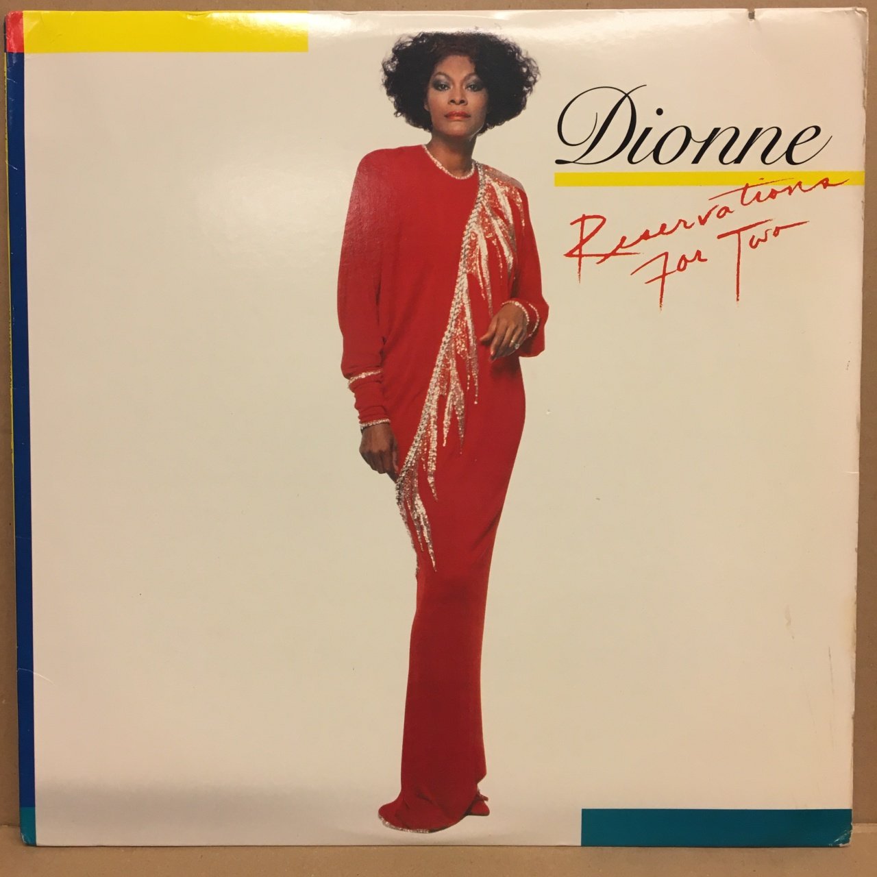 DIONNE WARWICK - RESERVATIONS FOR TWO 1987 2.EL PLAK