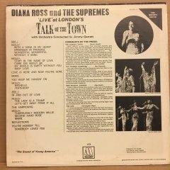 DIANA ROSS & THE SUPREMES - LIVE AT LONDON'S TALK OF THE TOWN 1968 2.EL PLAK