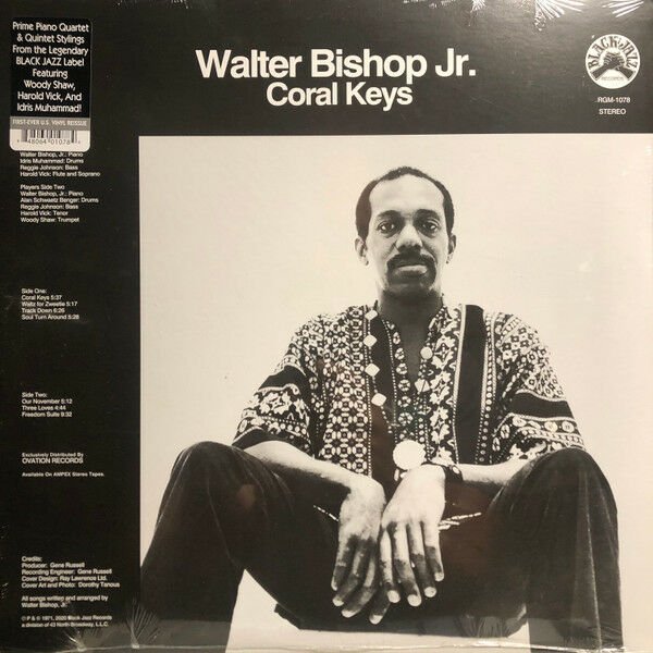 WALTER BISHOP JR. – CORAL KEYS (1971) - LP 2020 REISSUE SIFIR PLAK