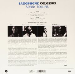 SONNY ROLLINS - SAXOPHONE COLOSSUS (1956) - PLAK SIFIR