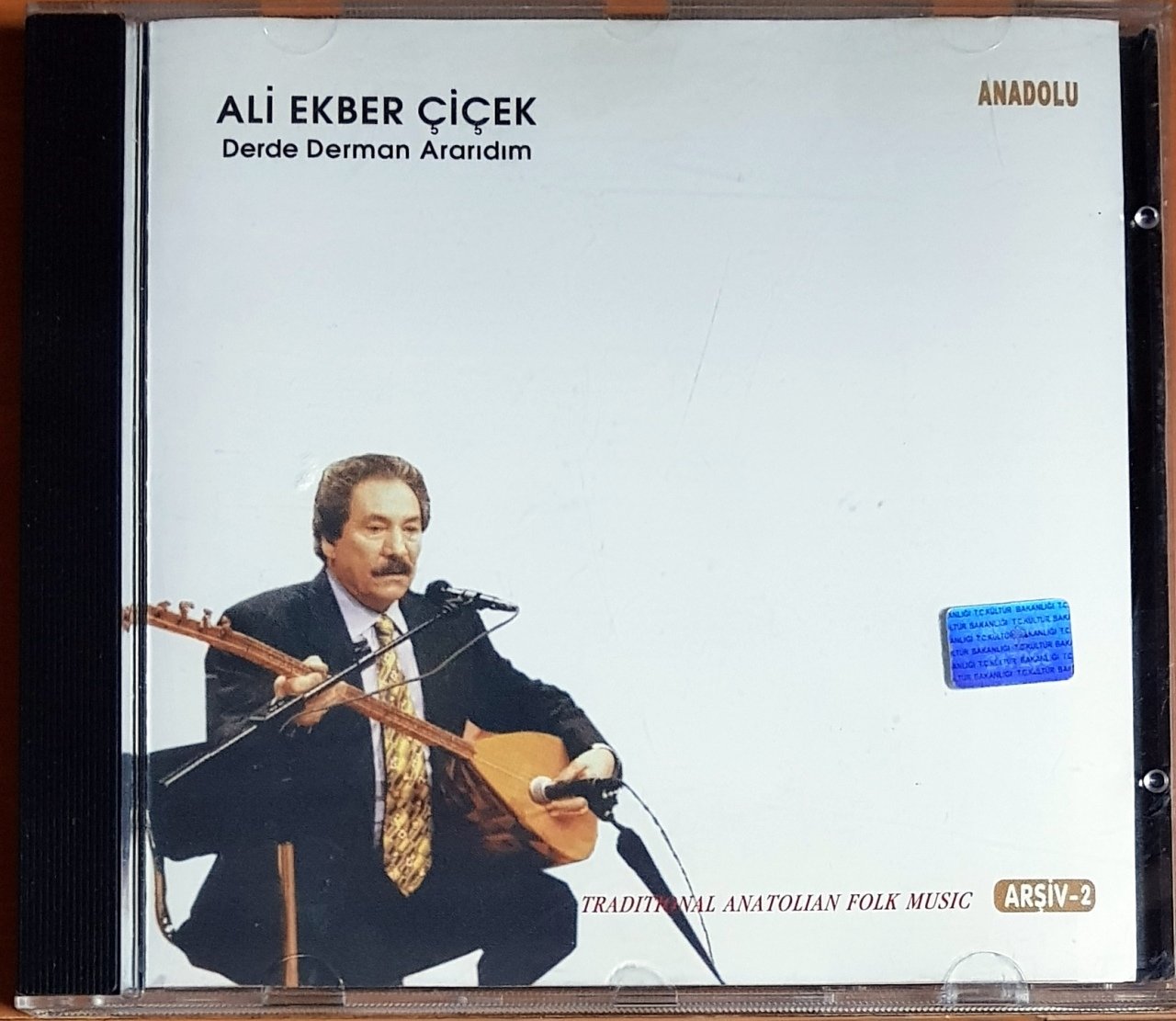 ALİ EKBER ÇİÇEK - DERDE DERMAN ARARIDIM / TRADITIONAL ANATOLIAN FOLK MUSIC ARŞİV-2 CD 2.EL