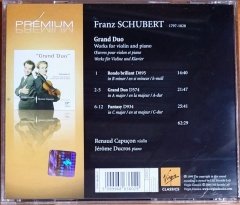 SCHUBERT: GRAND DUO / RENAUD CAPUÇON & JEROME DUCROS (1999) - CD VIRGIN CLASSICS 2.EL