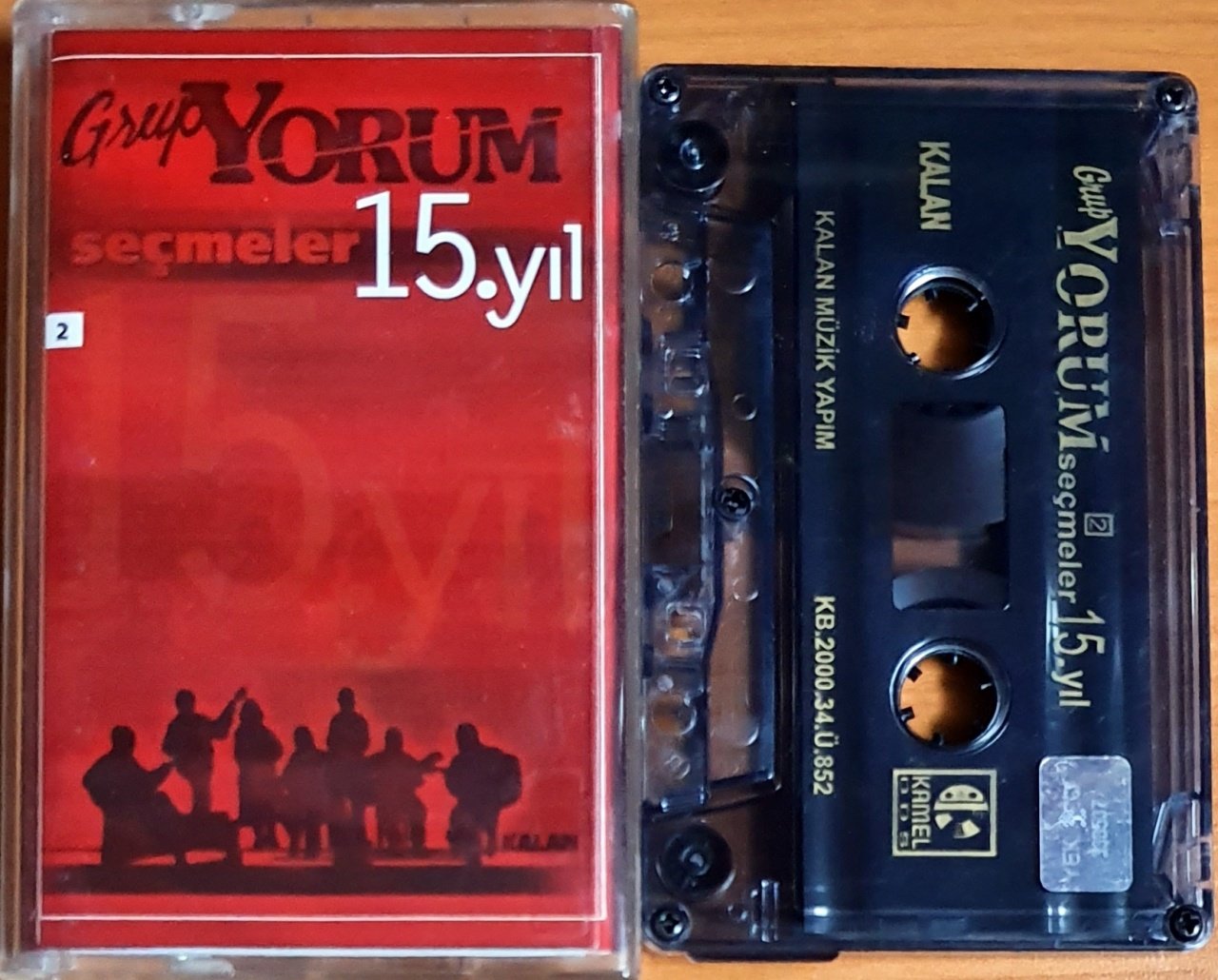 GRUP YORUM - SEÇMELER 15.YIL (2000) - KASET KALAN MÜZİK 2.EL