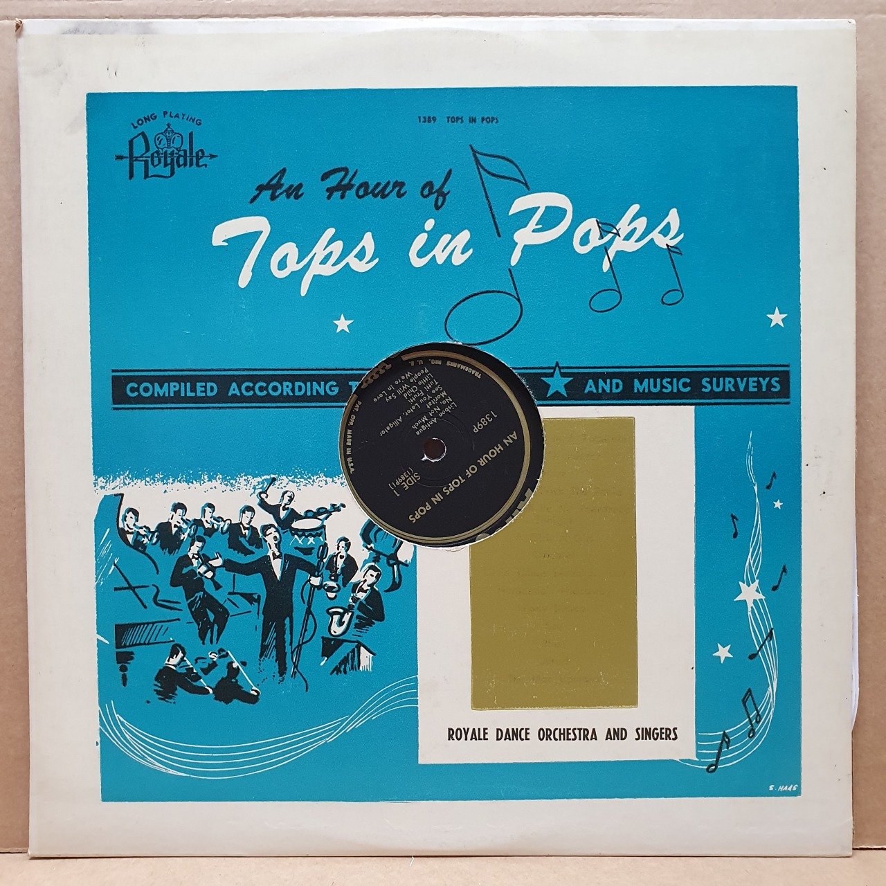 AN HOUR OF TOPS IN POPS / ROYALE POPULAR ORCHESTRA AND SINGERS - LP 2.EL PLAK