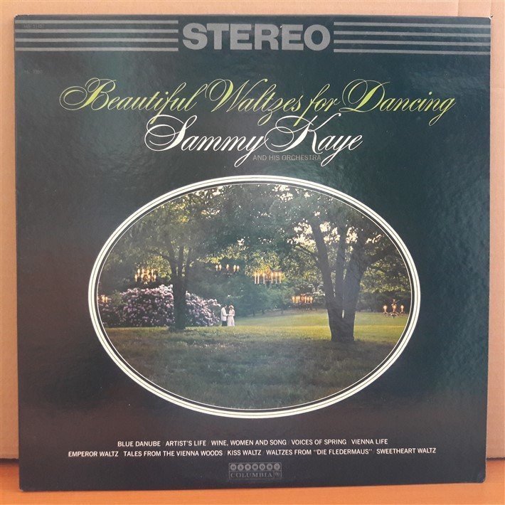 BEAUTIFUL WALTZES FOR DANCING -  SAMMY KAYE - LP 2.EL PLAK