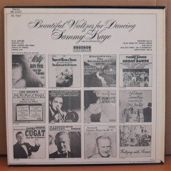 BEAUTIFUL WALTZES FOR DANCING -  SAMMY KAYE - LP 2.EL PLAK