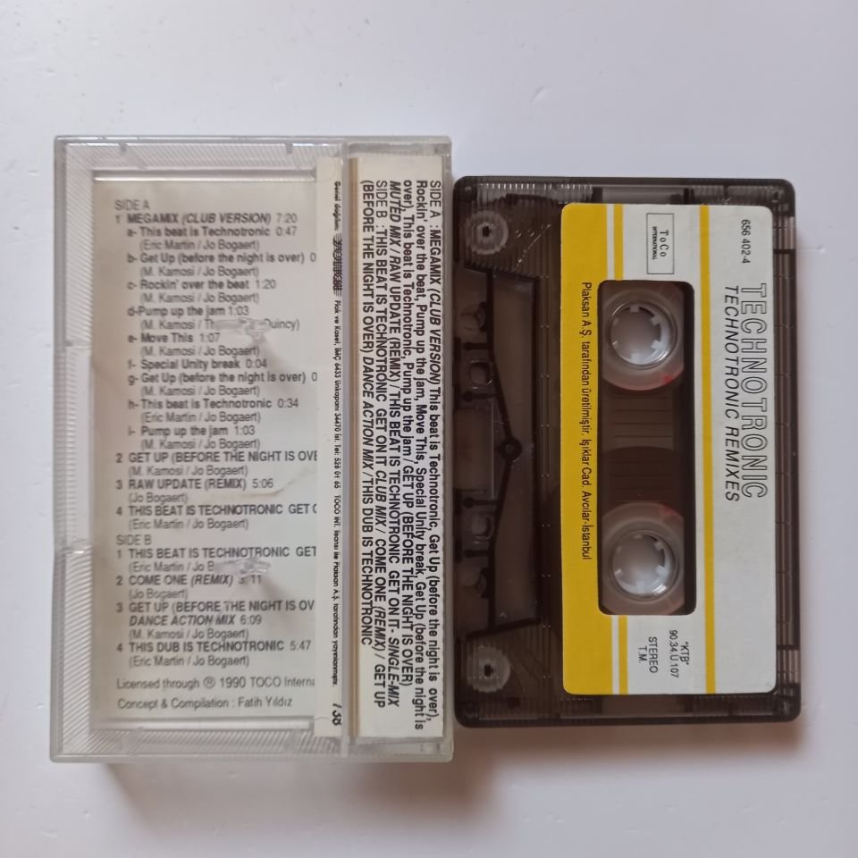 TECHNOTRONIC - TECHNOTRONIC REMIXES (1990) - KASET 2.EL