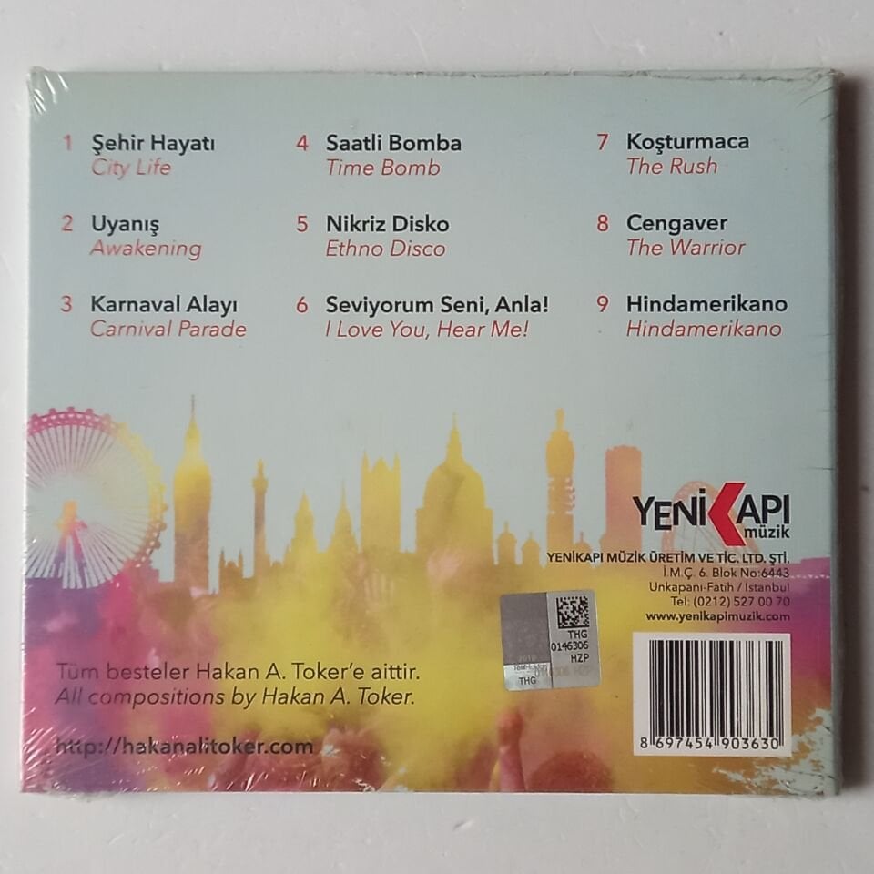 HAKAN A. TOKER – ŞEHİR HAYATI (2018) - CD AMBALAJINDA SIFIR