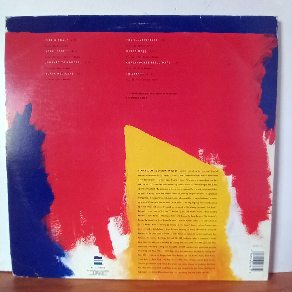 PATRICK O'HEARN – MIX-UP (1990) - LP 2.EL PLAK