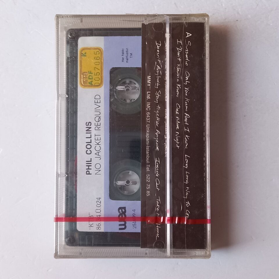 PHIL COLLINS – NO JACKET REQUIRED (1986) - KASET SIFIR