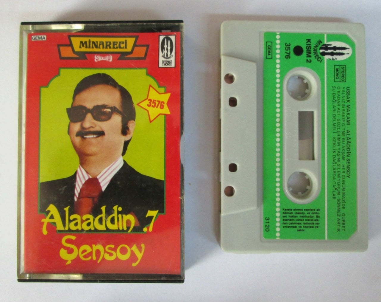 ALAADDİN ŞENSOY 7 - MİNARECİ KASET 2.EL