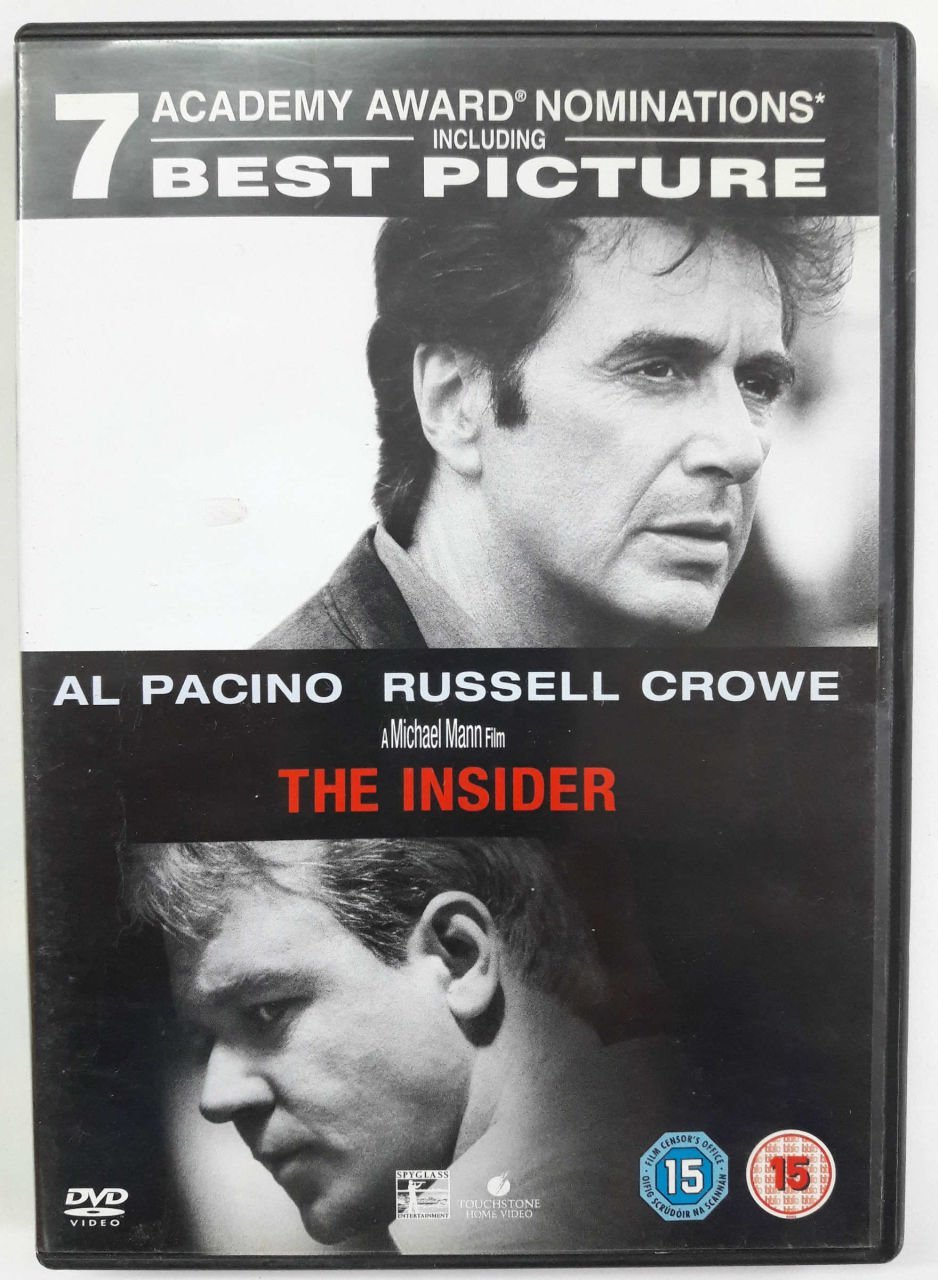 THE INSIDER - KÖSTEBEK - AL PACINO - RUSSELL CROWE - MICHAEL MANN - DVD 2.EL TR ALTYAZI YOKTUR