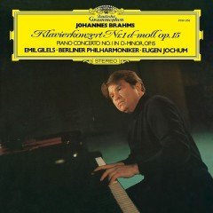 BRAHMS: PIANO CONCERTO NO.1, EMIL GILELS, BERLINER PHILHARMONIKER,  EUGEN JOCHUM - LP 180GR SIFIR