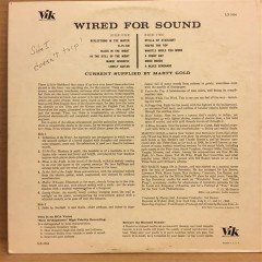 WIRED FOR SOUND - LP 2.EL PLAK
