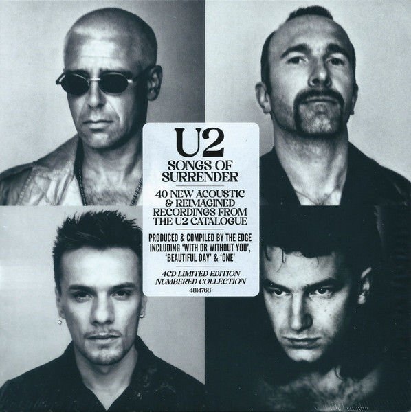 U2 - SONGS OF SURRENDER (2023) - 4xCD NUMBERED LIMITED EDITION DIGIPAK SIFIR
