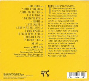 JOE PASS – VIRTUOSO (1974) - 20BIT REMASTERED CD SIFIR