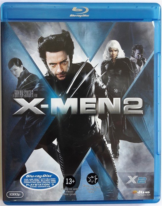 X-MEN 2 - PATRICK STEWART - HUGH JACKMAN - HALLE BERRY - MARVEL - 2BLU-RAY 2.EL