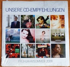 UNSERE CD-EMPFEHLUNGEN / FRÜHJAHR/SOMMER 2008 (2008) - CD PROMO SIFIR