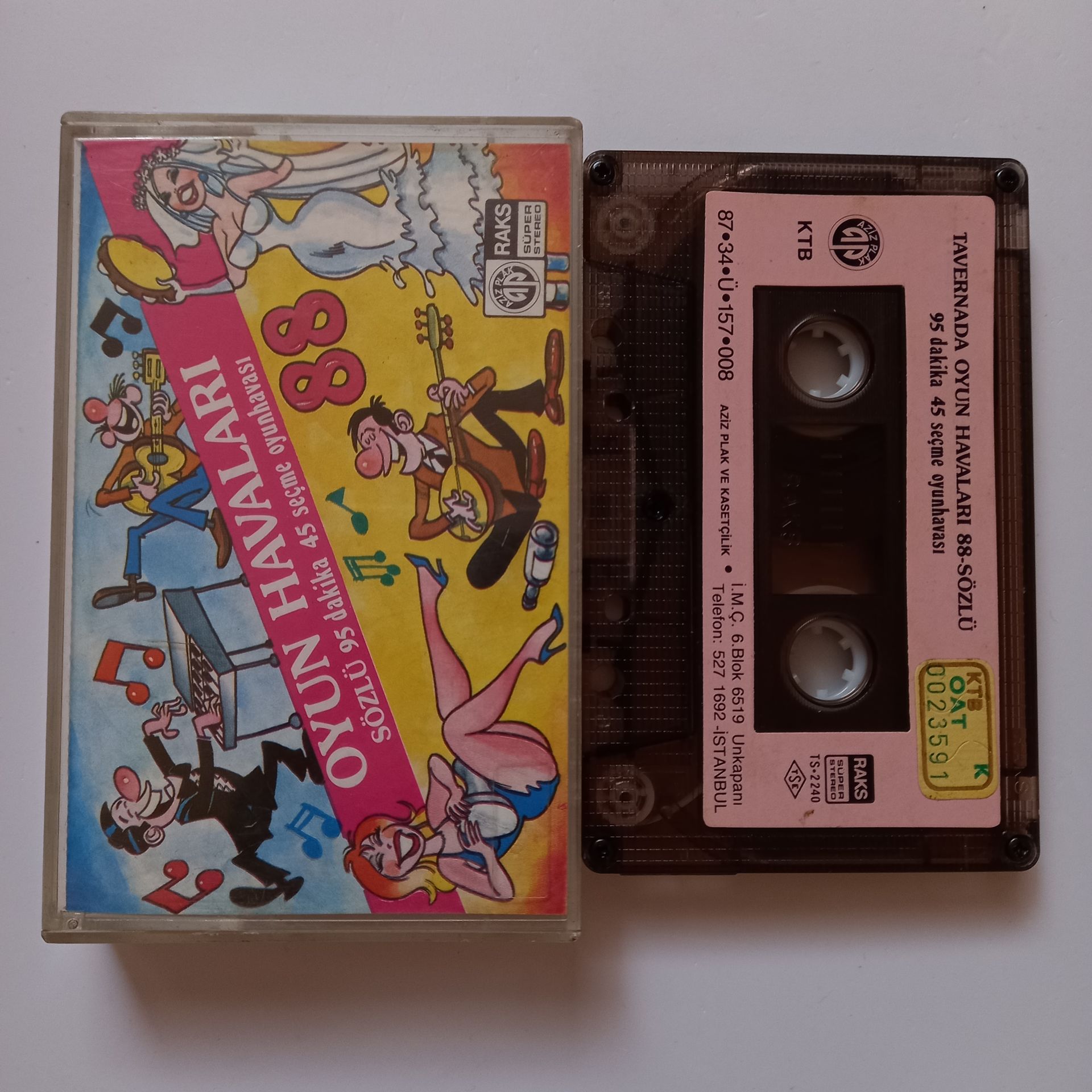 TAVERNADA OYUN HAVALARI - 88 (1987) - KASET 2.EL
