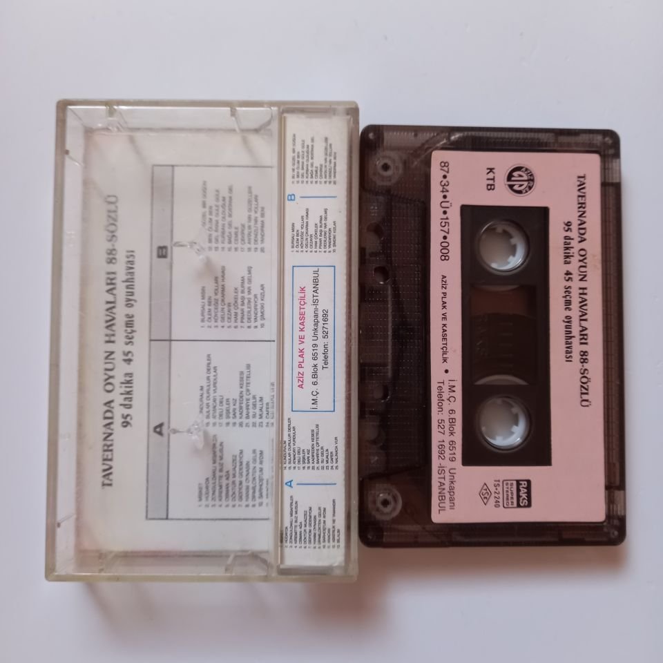 TAVERNADA OYUN HAVALARI - 88 (1987) - KASET 2.EL