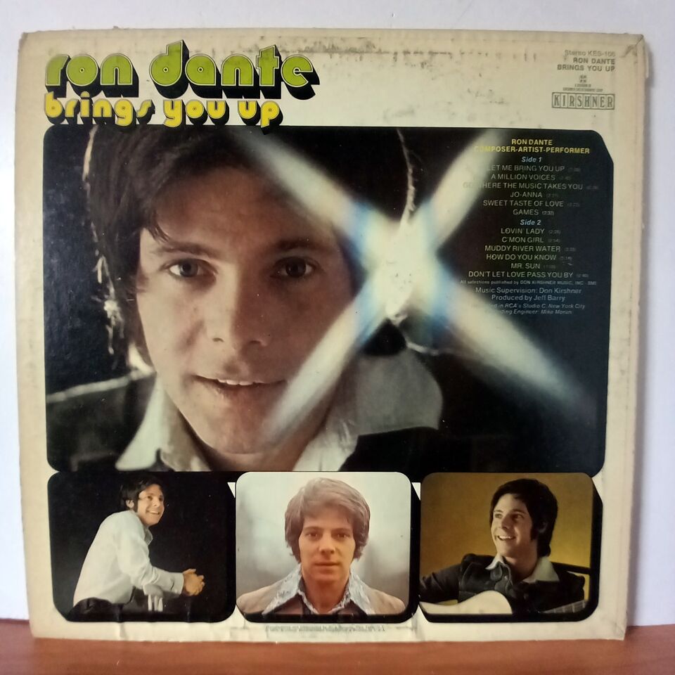 RON DANTE – BRINGS YOU UP (1970) - LP 2.EL PLAK