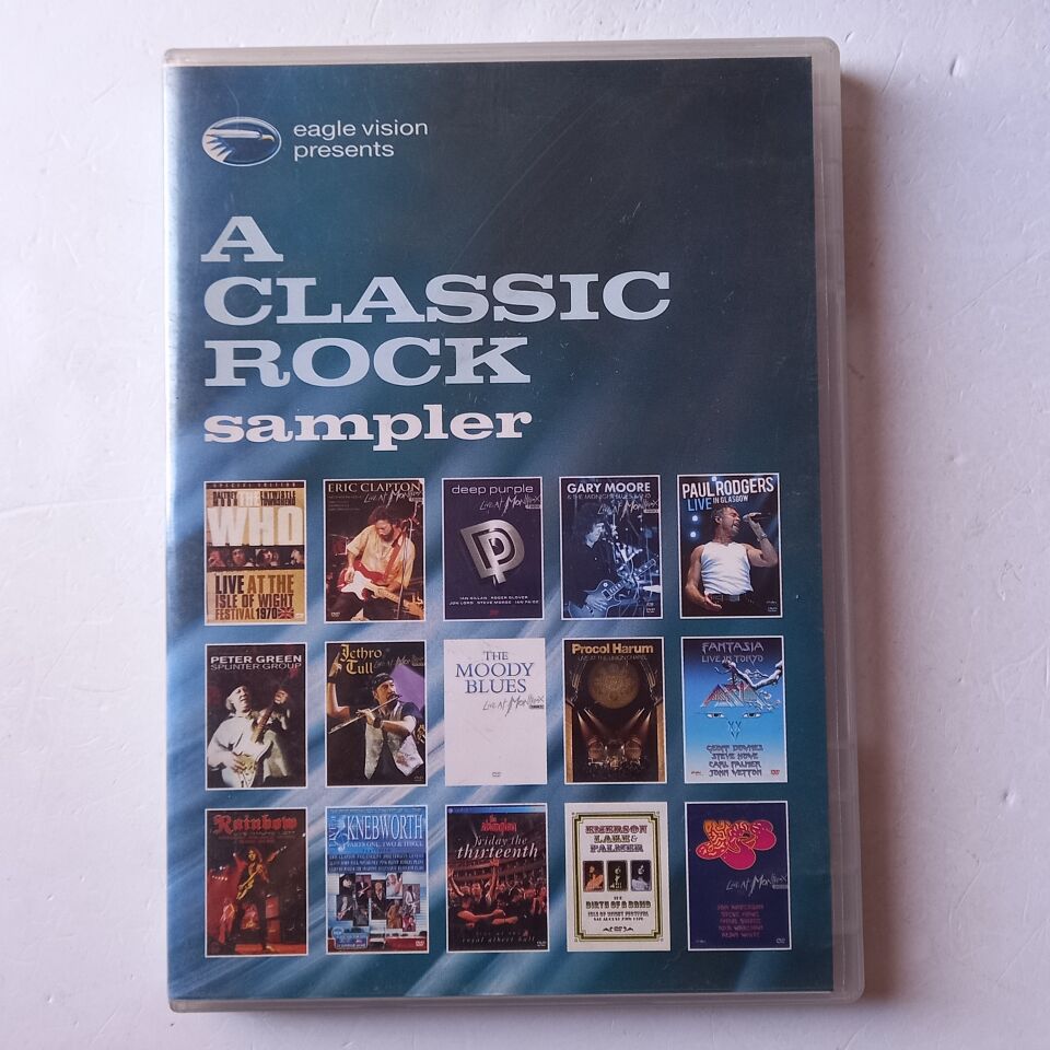 A CLASSIC ROCK SAMPLER - THE WHO, ERIC CLAPTON, DEEP PURPLE, GARY MOORE (2008) - DVD 2.EL