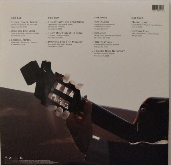 LEONARD COHEN - SONGS FROM THE ROAD (2010) - 2xLP 2017 EDITION SIFIR PLAK