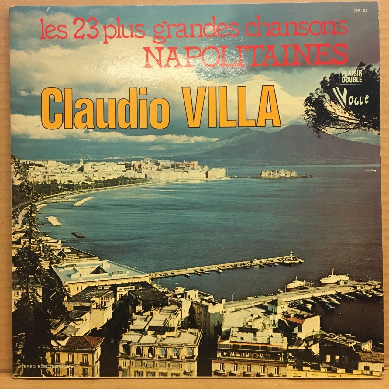 CLAUDIO VILLA - LES 23 PLUS GRANDES CHANSONS NAPOLITAINES (1975) 2.EL 2PLAK