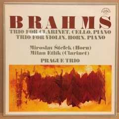 BRAHMS TRIO FOR CLARINET, CELLO, PIANO MIROSLAV STEFEK 2.EL PLAK