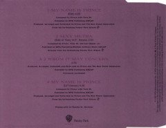 PRINCE & THE NEW POWER GENERATION - MY NAME IS PRINCE (1992) - CD SINGLE 2.EL
