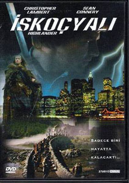 İSKOÇYALI - HIGHLANDER - SEAN CONNERY - CHRISTOPHER LAMBERT - DVD 2.EL