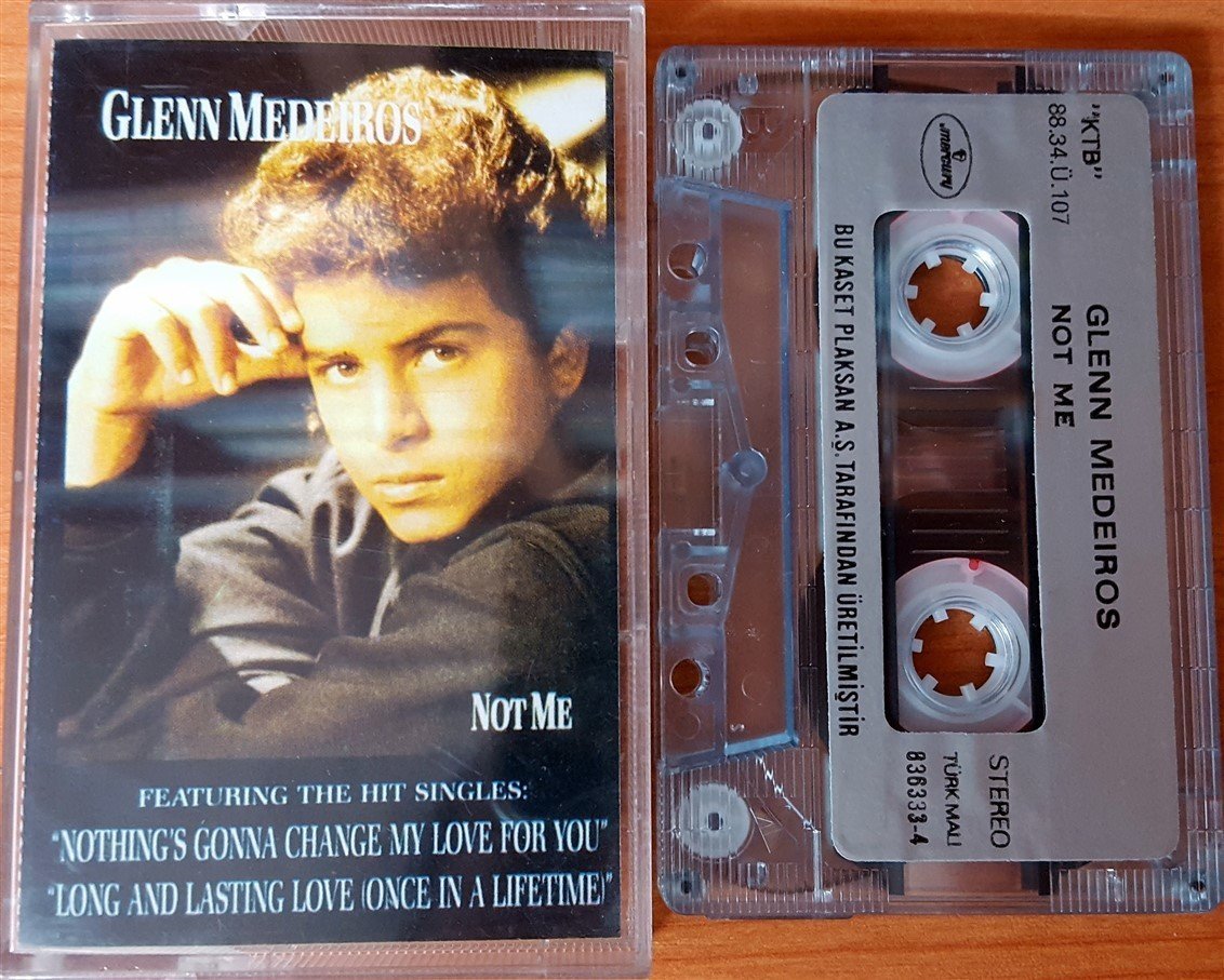 GLENN MEDEIROS - NOT ME (1988) PLAKSAN CASSETTE MADE IN TURKEY ''USED''