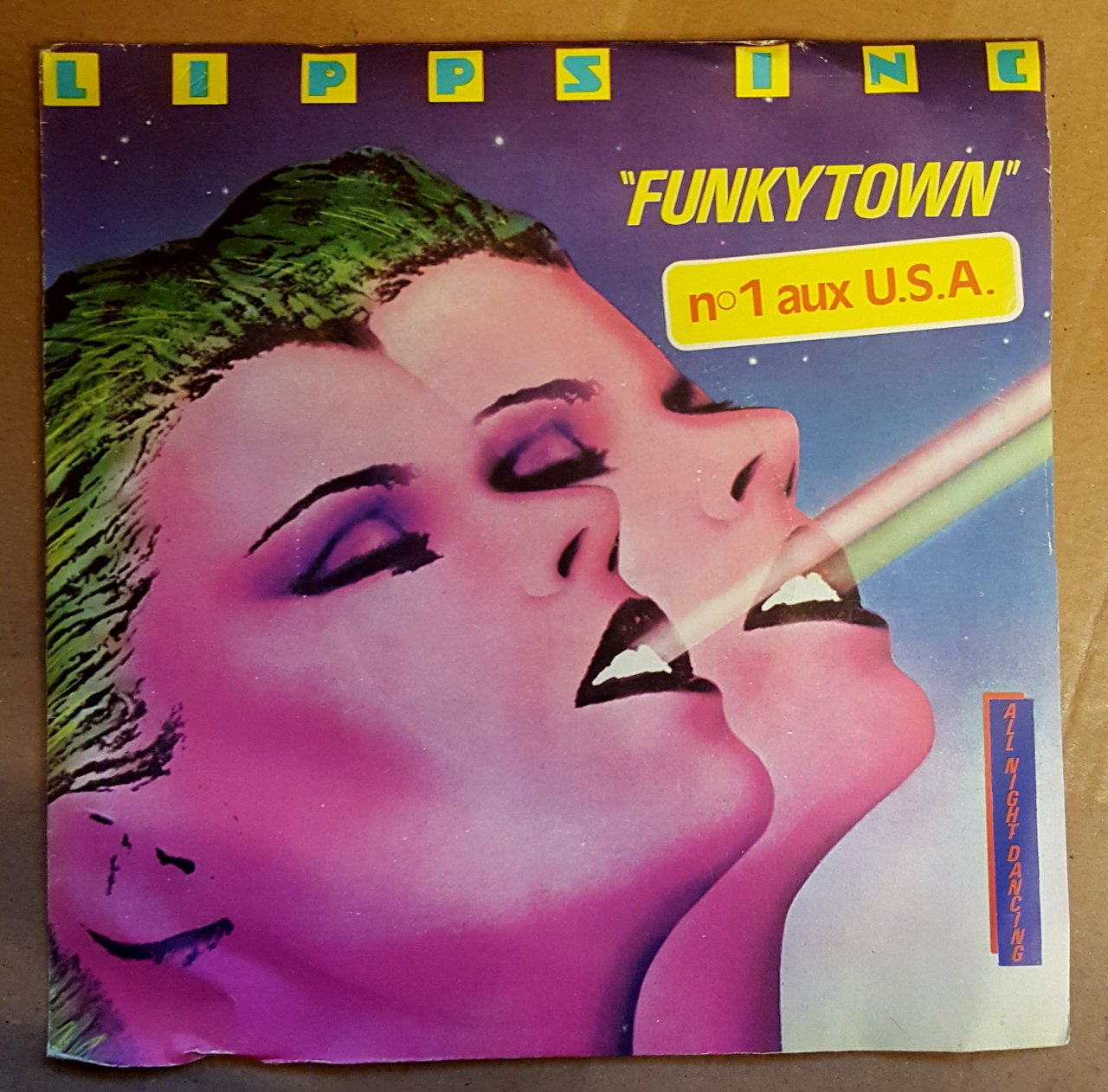 LIPPS INC. - FUNKYTOWN / ALL NIGHT DANCING (1979) - 7'' 45 DEVİR SINGLE PLAK
