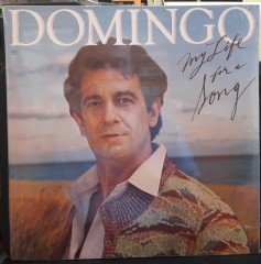 PLACIDO DOMINGO - MY LIFE FOR A SONG (1983) - DÖNEM BASKISI PLAK SIFIR