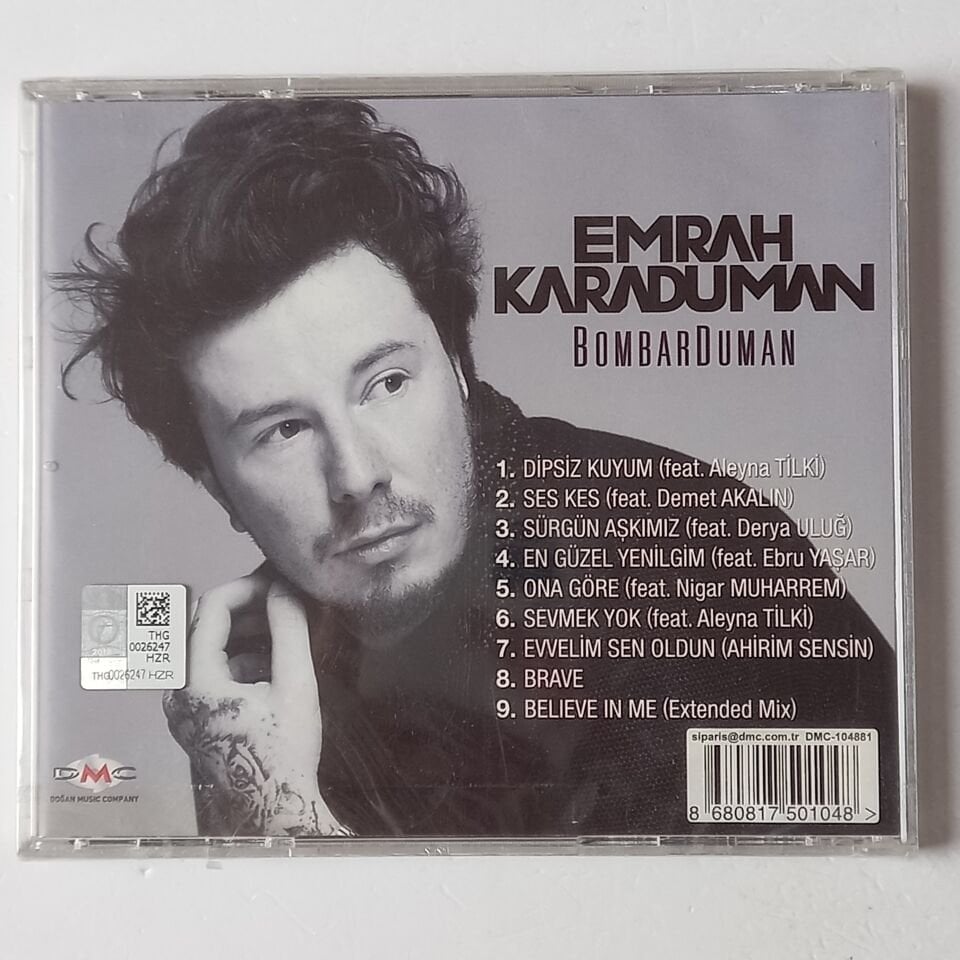 EMRAH KARADUMAN – BOMBARDUMAN (2018) - CD AMBALAJINDA SIFIR