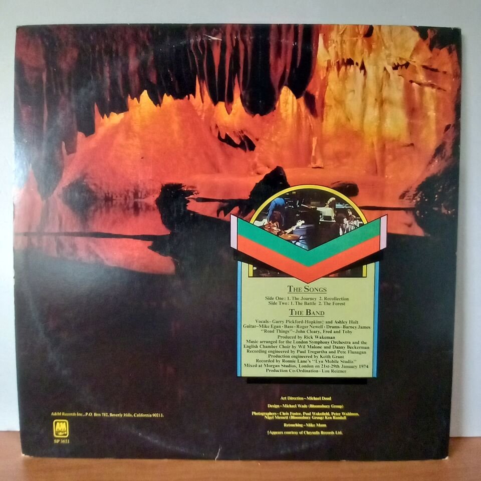 RICK WAKEMAN – JOURNEY TO THE CENTRE OF THE EARTH (1974) - LP 2.EL PLAK