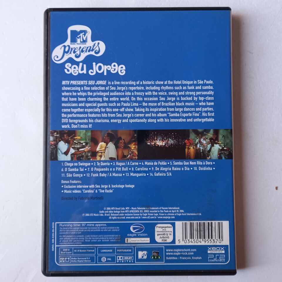 SEU JORGE – MTV PRESENTS SEU JORGE (2004) - DVD 2.EL