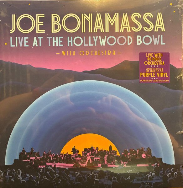 JOE BONAMASSA WITH ORCHESTRA – LIVE AT THE HOLLYWOOD BOWL (2024) - 2LP 2025 LIMITED EDITION 180GR PURPLE VINYL SIFIR PLAK