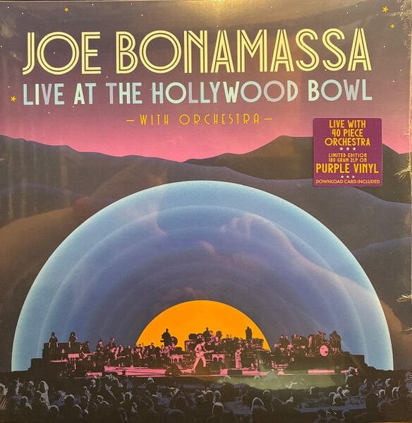 JOE BONAMASSA WITH ORCHESTRA – LIVE AT THE HOLLYWOOD BOWL (2024) - 2LP 2025 LIMITED EDITION 180GR PURPLE VINYL SIFIR PLAK
