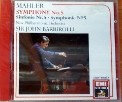 MAHLER SYMPHONY NO.5 / NEW PHILHARMONIA ORCHESTRA SIR JOHN BARBIROLLIEMI (1969) 1988 REMASTER CD SIFIR