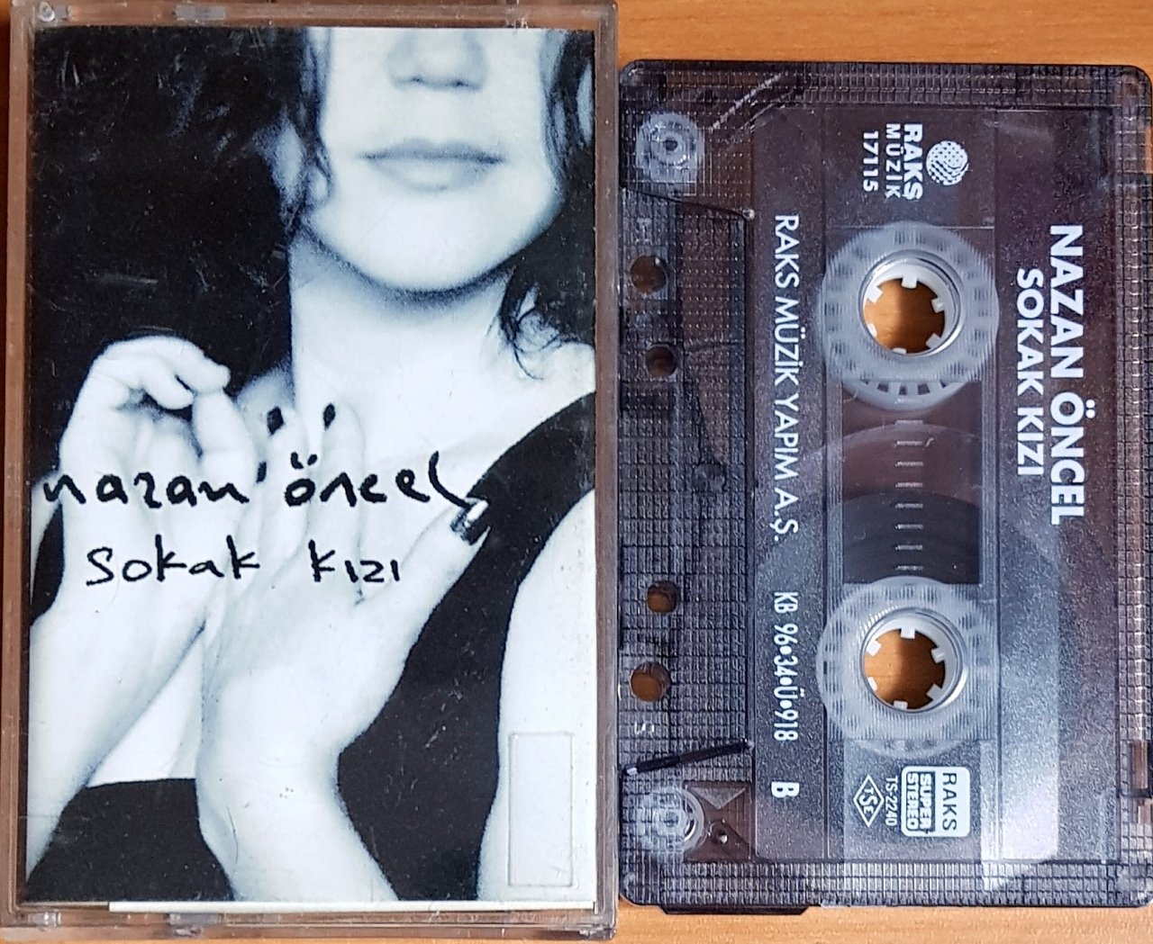 NAZAN ÖNCEL - SOKAK KIZI (1996) RAKS MÜZİK KASET 2.EL